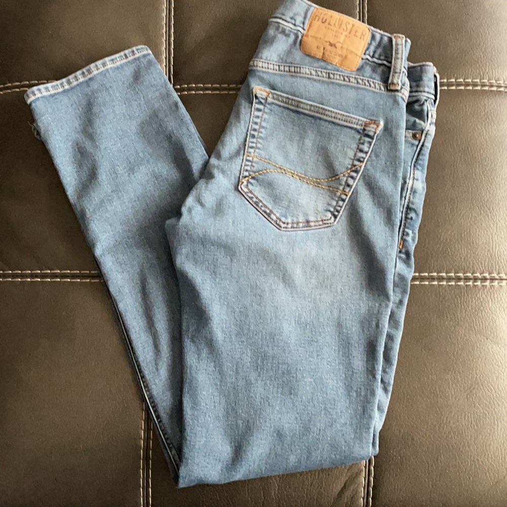 Men’s Hollister Light Blue Jeans Size 30x32 - Picture 1 of 5
